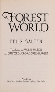 Cover of: A forest world