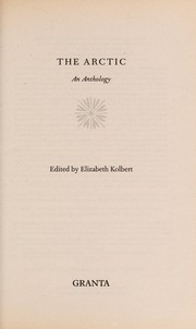 Cover of: The Arctic: an anthology