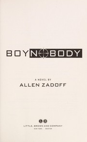 Cover of: Boy Nobody: a novel