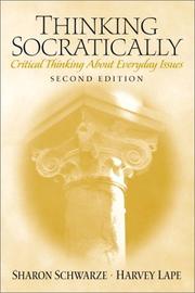 Cover of: Thinking Socratically | Sharon Schwarze