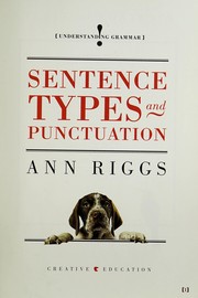 Cover of: Sentence types and punctuation
