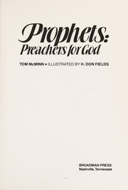 Cover of: Prophets, preachers for God