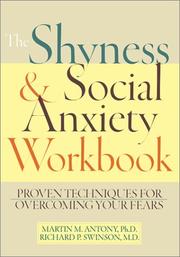 Cover of: The Shyness & Social Anxiety Workbook