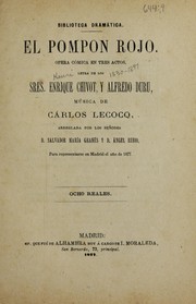 Cover of: El pompón rojo: ópera cómica en tres actos