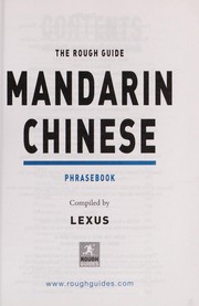 Cover of: The rough guide Mandarin Chinese phrasebook