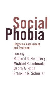 Cover of: Social phobia: diagnosis, assessment, and treatment