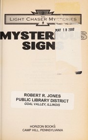 Cover of: Mysterious signs