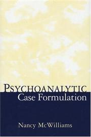 Cover of: Psychoanalytic Case Formulation by Nancy McWilliams