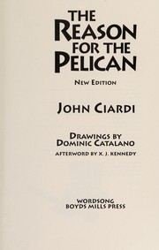 Cover of: The reason for the pelican