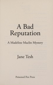 Cover of: A bad reputation: a Madeline Maclin mystery