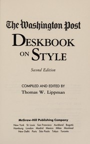 Cover of: The Washington Post deskbook on style