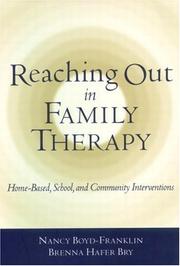 Cover of: Reaching Out in Family Therapy: Home-Based, School, and Community Interventions