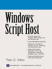 Cover of: Windows script host
