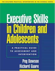 Cover of: Executive Skills in Children and Adolescents by Peg Dawson, Richard Guare