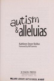 Cover of: Autism & alleluias
