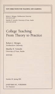 College Teaching by Robert J. Menges