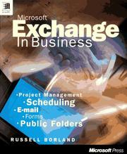 Cover of: Microsoft Exchange in business