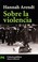 Cover of: Sobre la violencia