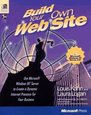 Cover of: Build your own Web site by Louis Kahn