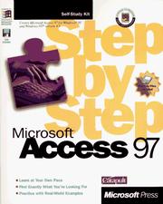 Cover of: Microsoft Access 97 step by step