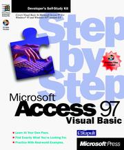 Cover of: Microsoft Access 97 Visual Basic