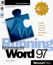 Cover of: Running Microsoft Word 97 by Russell Borland