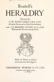 Cover of: Heraldry. by Charles Boutell