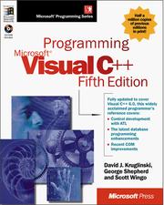 Cover of: Programming Microsoft Visual C++