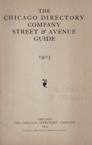 The Chicago directory company street & avenue guide (1897-1903.)