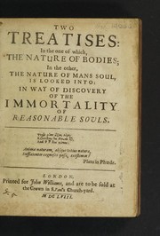 Cover of: Two treatises