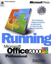 Cover of: Running Microsoft Office 2000