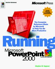 Cover of: Running Microsoft® PowerPoint® 2000