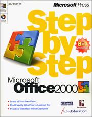 Cover of: Microsoft Office 2000 8-in-1 step by step