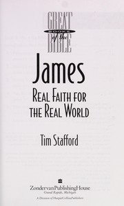 Cover of: James: real faith for the real world