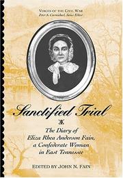 Sanctified trial by Eliza Rhea Anderson Fain