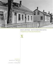 Cover of: Building Environments: Perspectives in Vernacular Architecture (Perspect Vernacular Architectu)