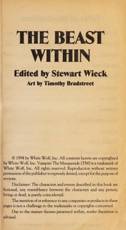 Cover of: The Beast Within (World of Darkness) by Stewart Wieck