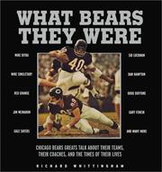 Cover of: What Bears they were by Richard Whittingham