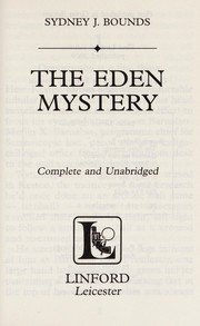 Cover of: The Eden mystery