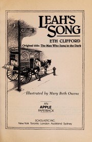 Cover of: Leah's Song