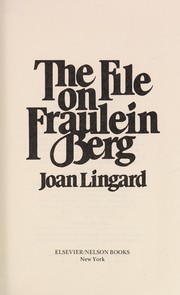 Cover of: The file on Fraulein Berg