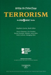 Cover of: Terrorism : an opposing viewpoints guide