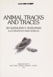 Cover of: Animal tracks and traces