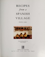 Cover of: Recipes from a Spanish Village