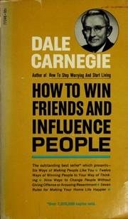Cover of: How To Win Friends and Influence People by Dale Carnegie
