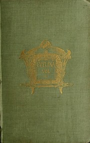 Cover of: Evelina: or, The history of a young lady's entrance into the world