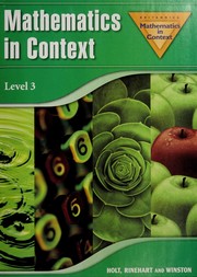 Cover of: Mathematics in context.: teacher's guide.
