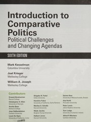Cover of: Introduction to comparative politics: political challenges and changing agendas