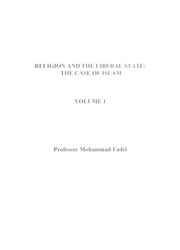 Cover of: Religion and the liberal state by Mohammad Fadel