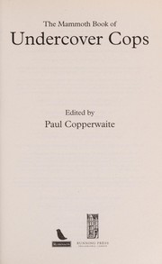 Cover of: The mammoth book of undercover cops
